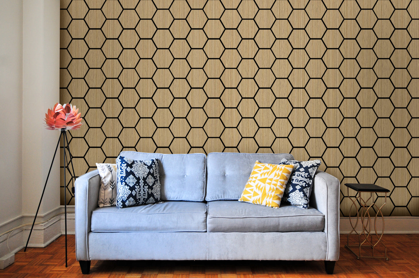 Acoustic Wall Panel - Hexagon - Natural