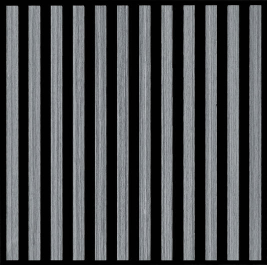 Acoustic Wall Panel - Slat - Gray
