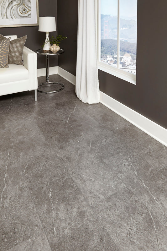 Rigid Core Vinyl Tile - Melbourne Sandstone - Sample