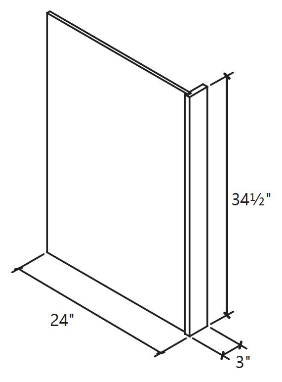 Dishwasher End Panel