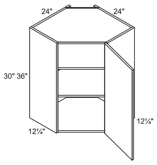 Wall Cabinet - Diagonal Corner Cabinet