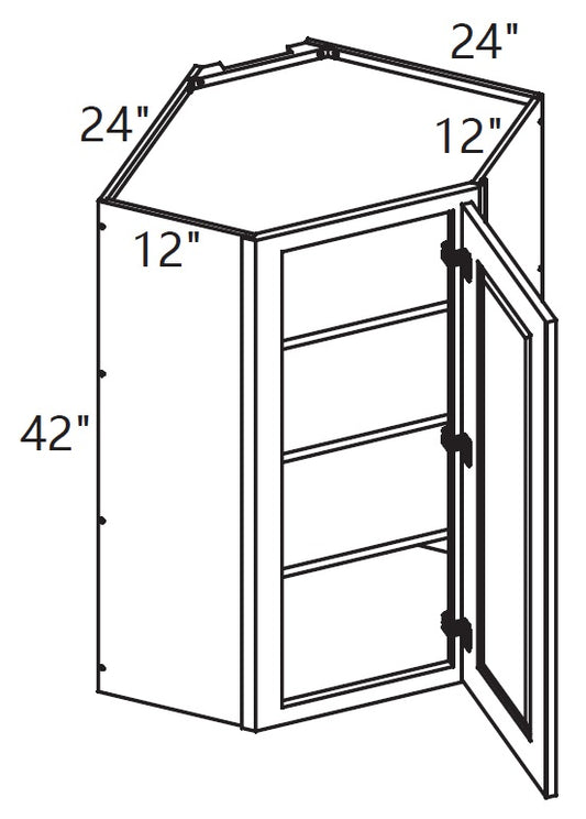 Wall Cabinet - Diagonal Corner Cabinet