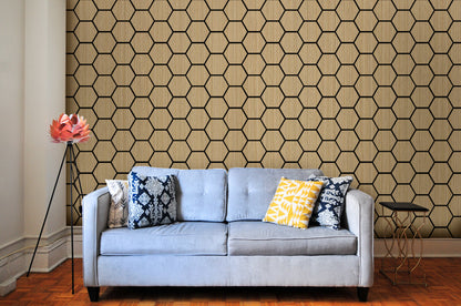 Acoustic Wall Panel - Hexagon - Natural