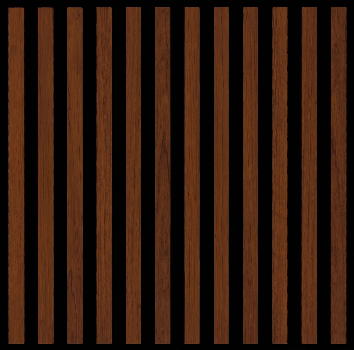 Acoustic Wall Panel - Slat - Brown