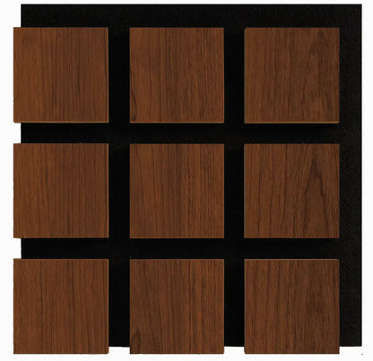 Acoustic Wall Panel - Square - Brown
