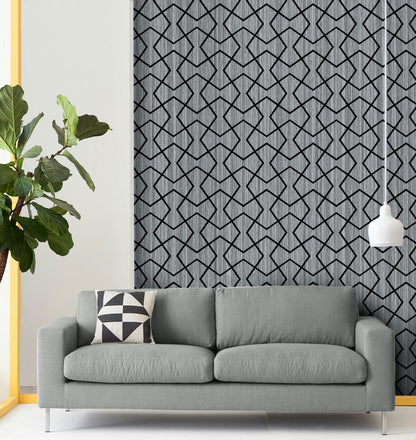 Acoustic Wall Panel - Bowtie - Gray