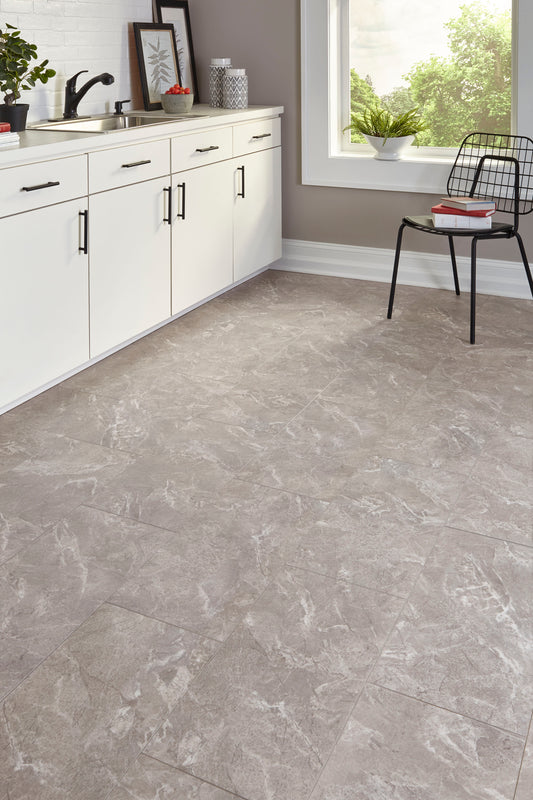 Rigid Core Vinyl Tile - Harbor Fog