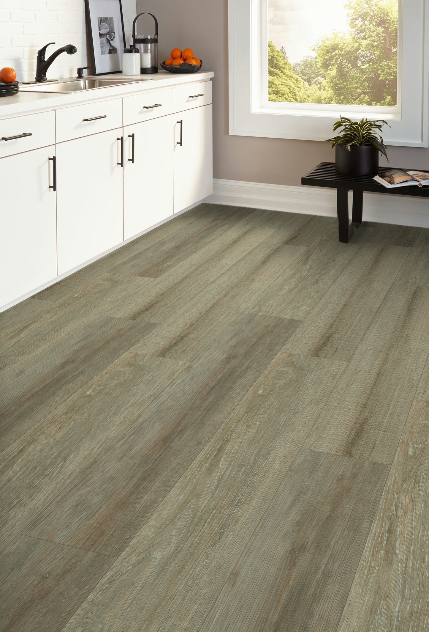 Rigid Core Vinyl Plank - Prairie Oak