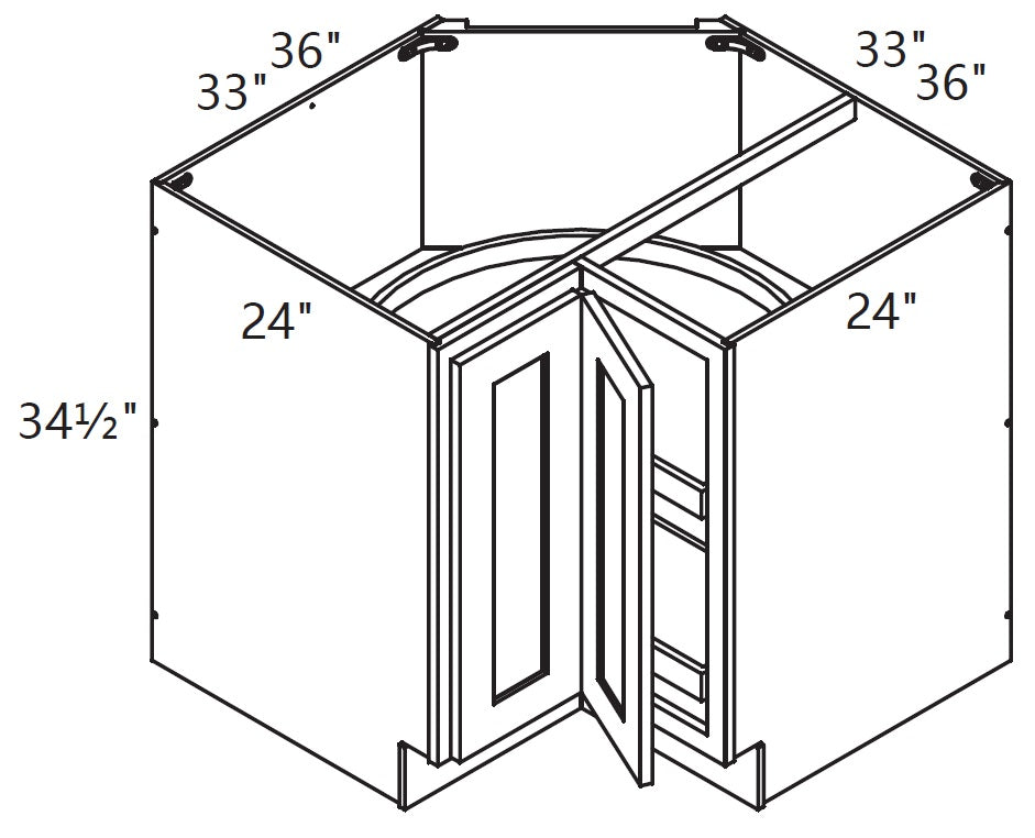 Base Cabinet - Lazy Susan Cabinet
