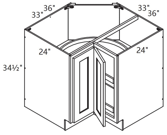 Base Cabinet - Lazy Susan Cabinet