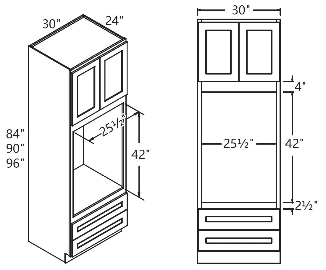 Base Cabinet - Oven Cabinet