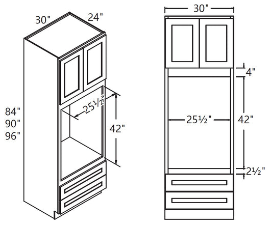 Base Cabinet - Oven Cabinet