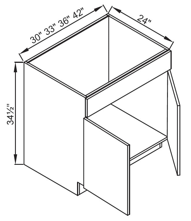 Base Cabinet - Sink Base