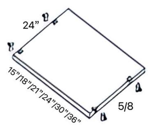 Closet Systems - Shelf 24" Depth