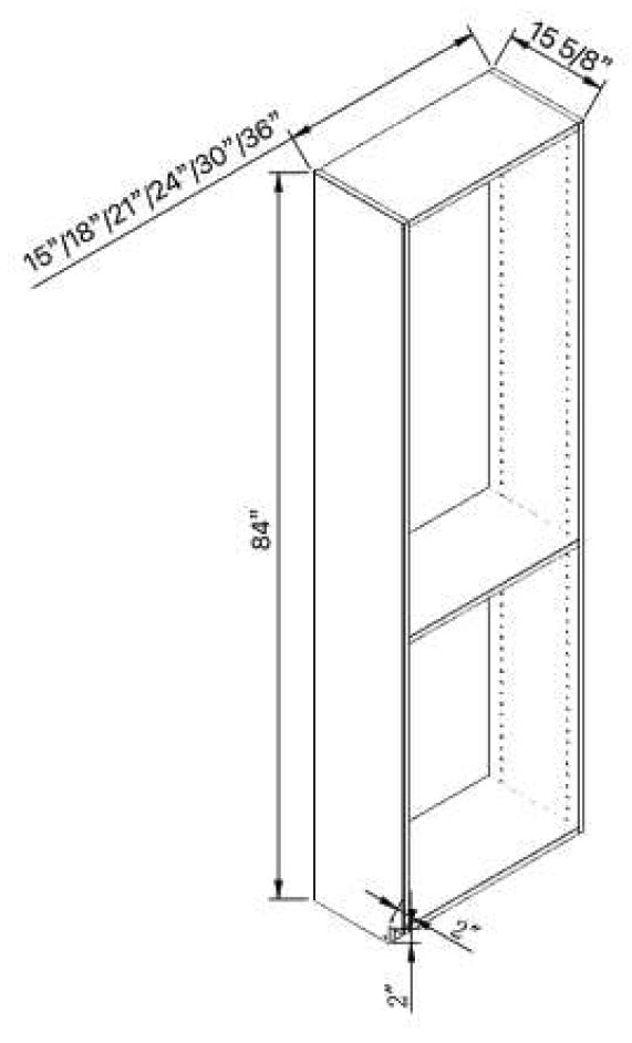 Closet Shelves - 15" Depth