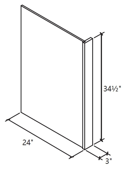 Dishwasher End Panel