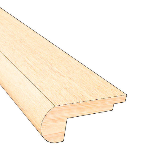 Wood Overlap Stair Nose - Crème