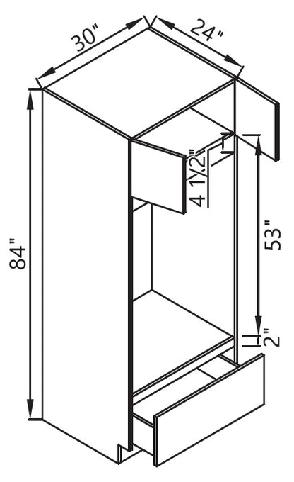 Base Cabinet - Oven Cabinet