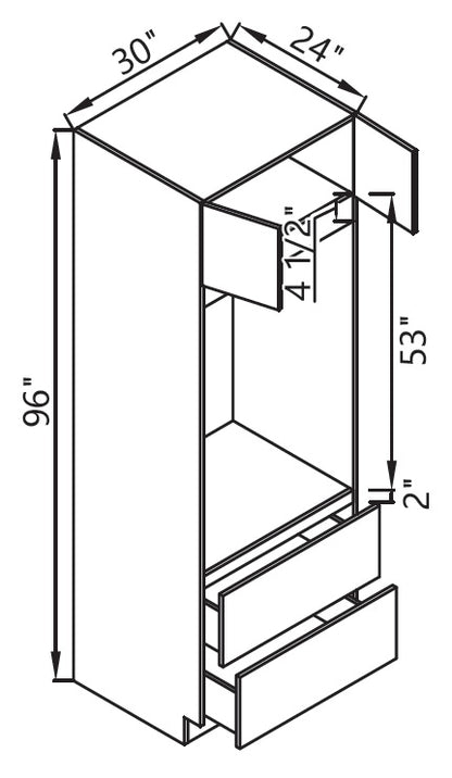 Base Cabinet - Oven Cabinet