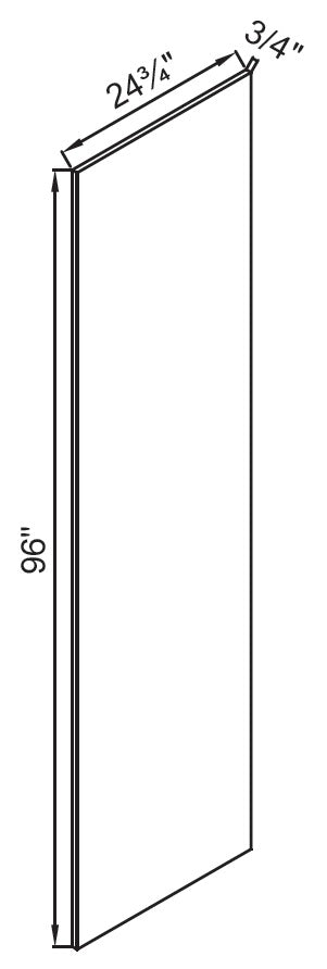 Refrigerator End Panel