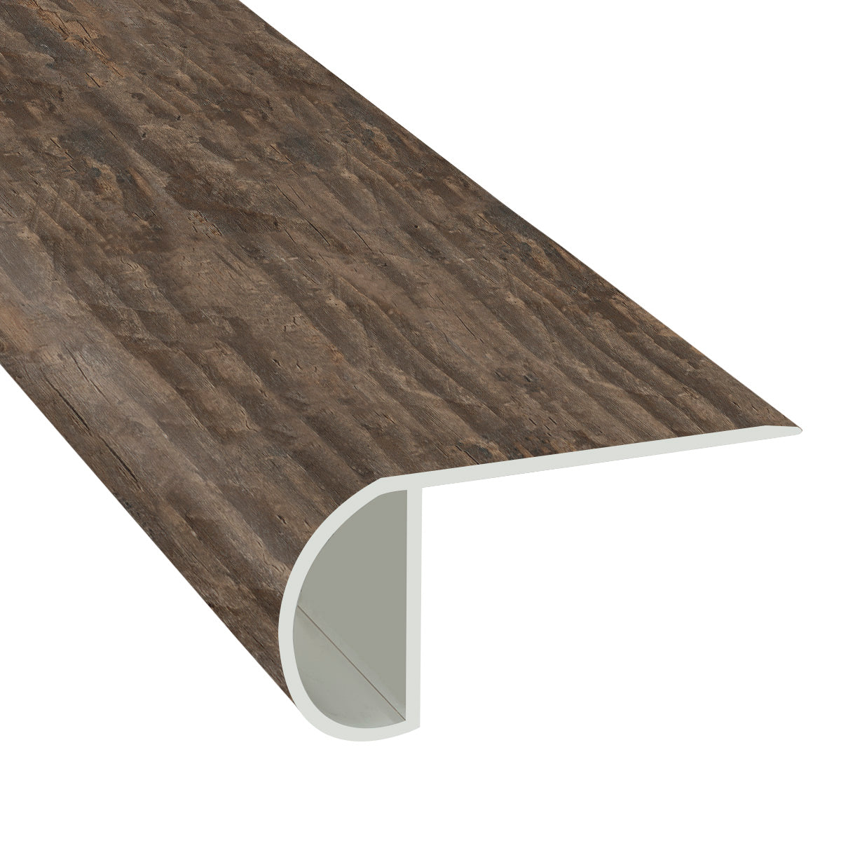 Vinyl Overlap Stair Nose - Rustic Pine