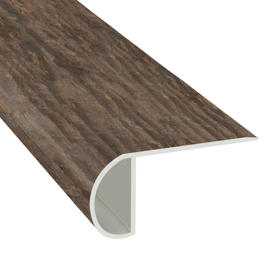 Vinyl Overlap Stair Nose - Rustic Pine