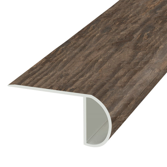 Vinyl Overlap Stair Nose - Rustic Pine