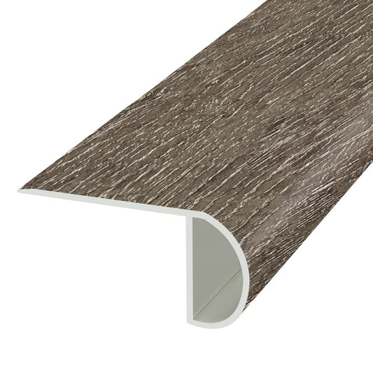 Vinyl Overlap Stair Nose - Restoration Gray