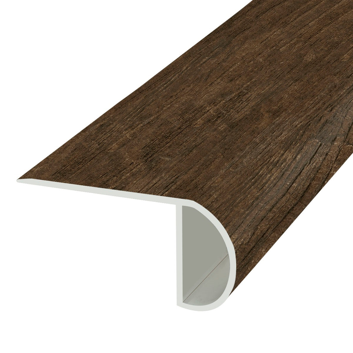 Vinyl Overlap Stair Nose - Old Country