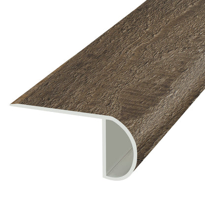 Vinyl Overlap Stair Nose - Cabretta Oak