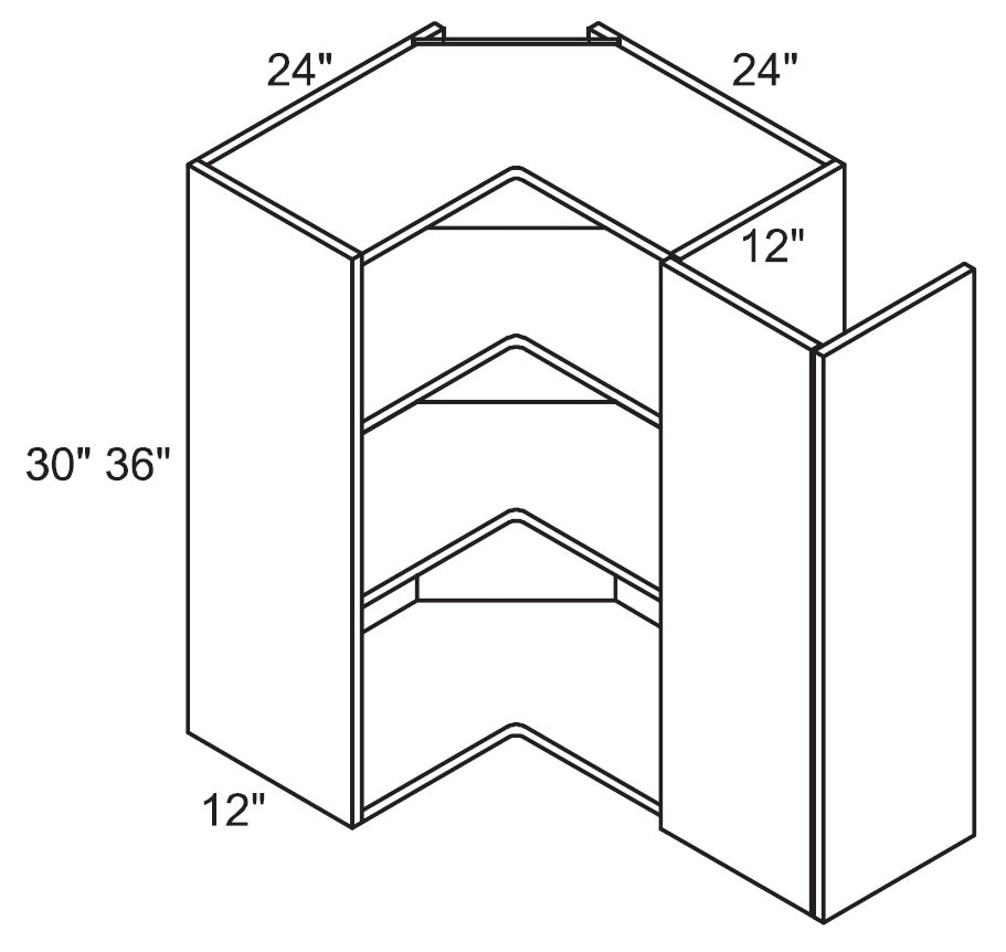 Wall Cabinet - Lazy Susan Cabinet