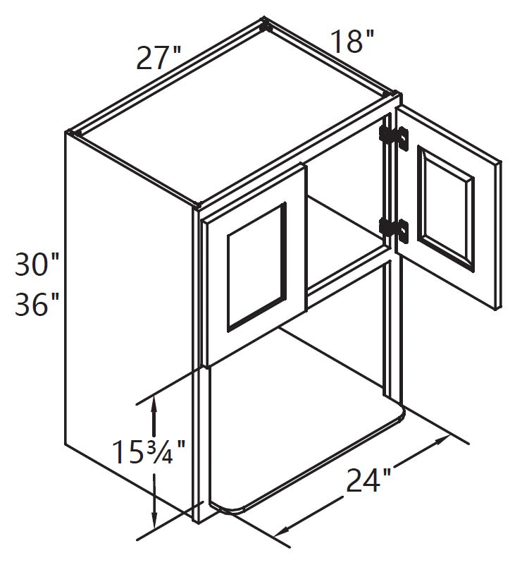 Wall Cabinet - Microwave Cabinet