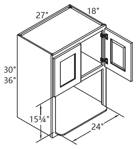 Wall Cabinet - Microwave Cabinet