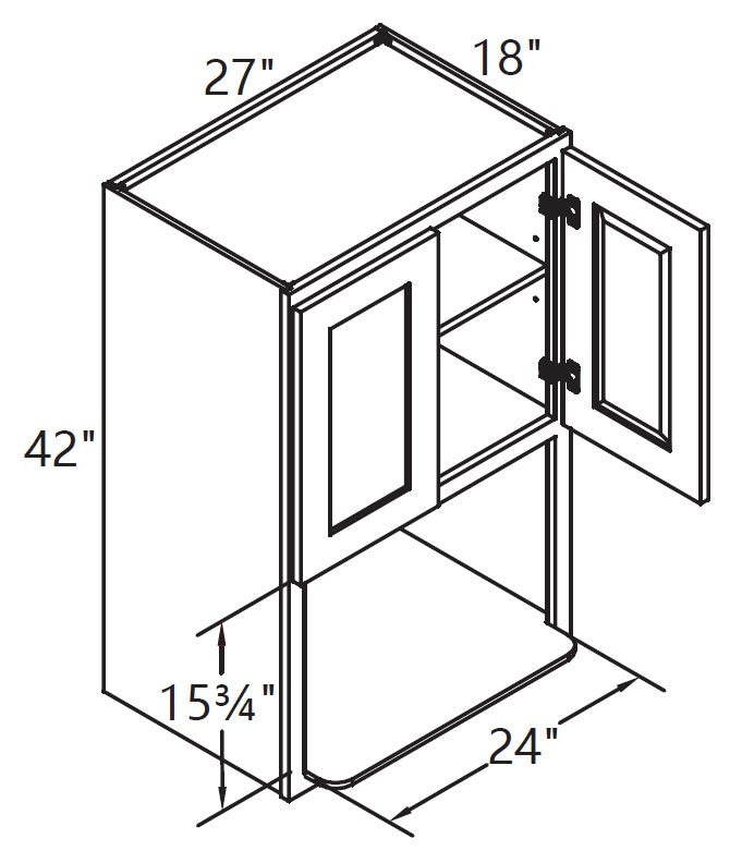 Wall Cabinet - Microwave Cabinet