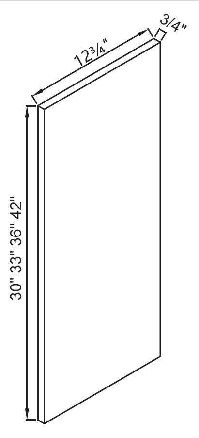 Wall Cabinet End Panel