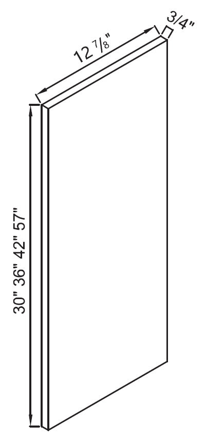Wall Cabinet End Panel