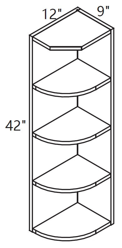 Wall Cabinet - End Shelves