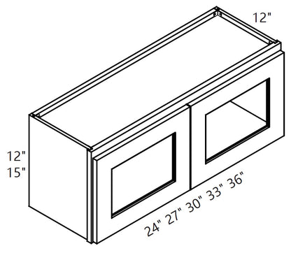 Wall Cabinet - Glass Cabinet - Short